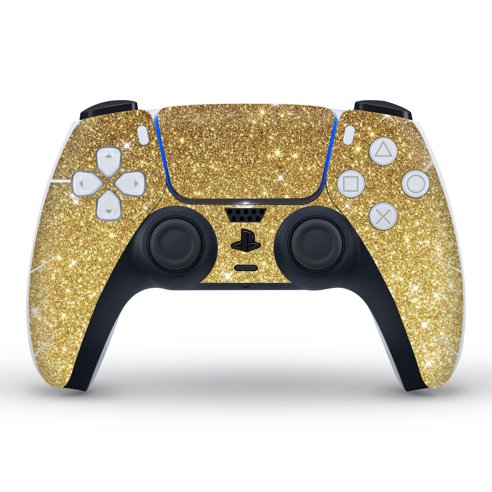 MightySkins SOPS5CON-Gold Dazzle Skin for PS5 & Playstation 5 Controller -  Gold Dazzle 