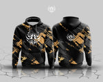 Abstract Gold Hoodie