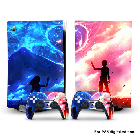 PS5 Anime Sky Skins
