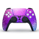 Purple Glitter PS5 Controller Skin