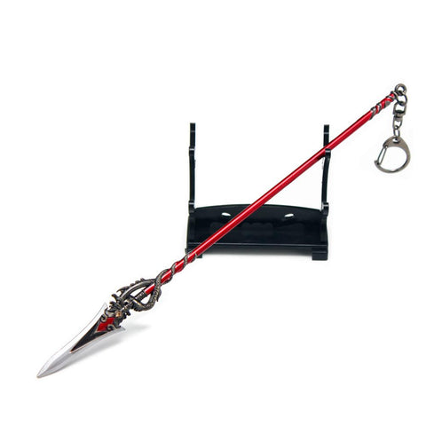 Red Dawn Spear keychain